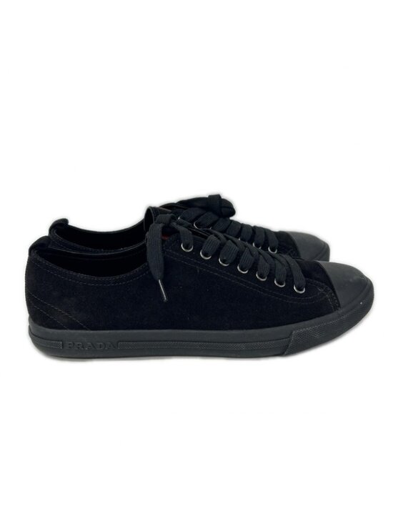 bg_5056790_100134_d Prada Sport Suede Low Cut Sneakers 7.5